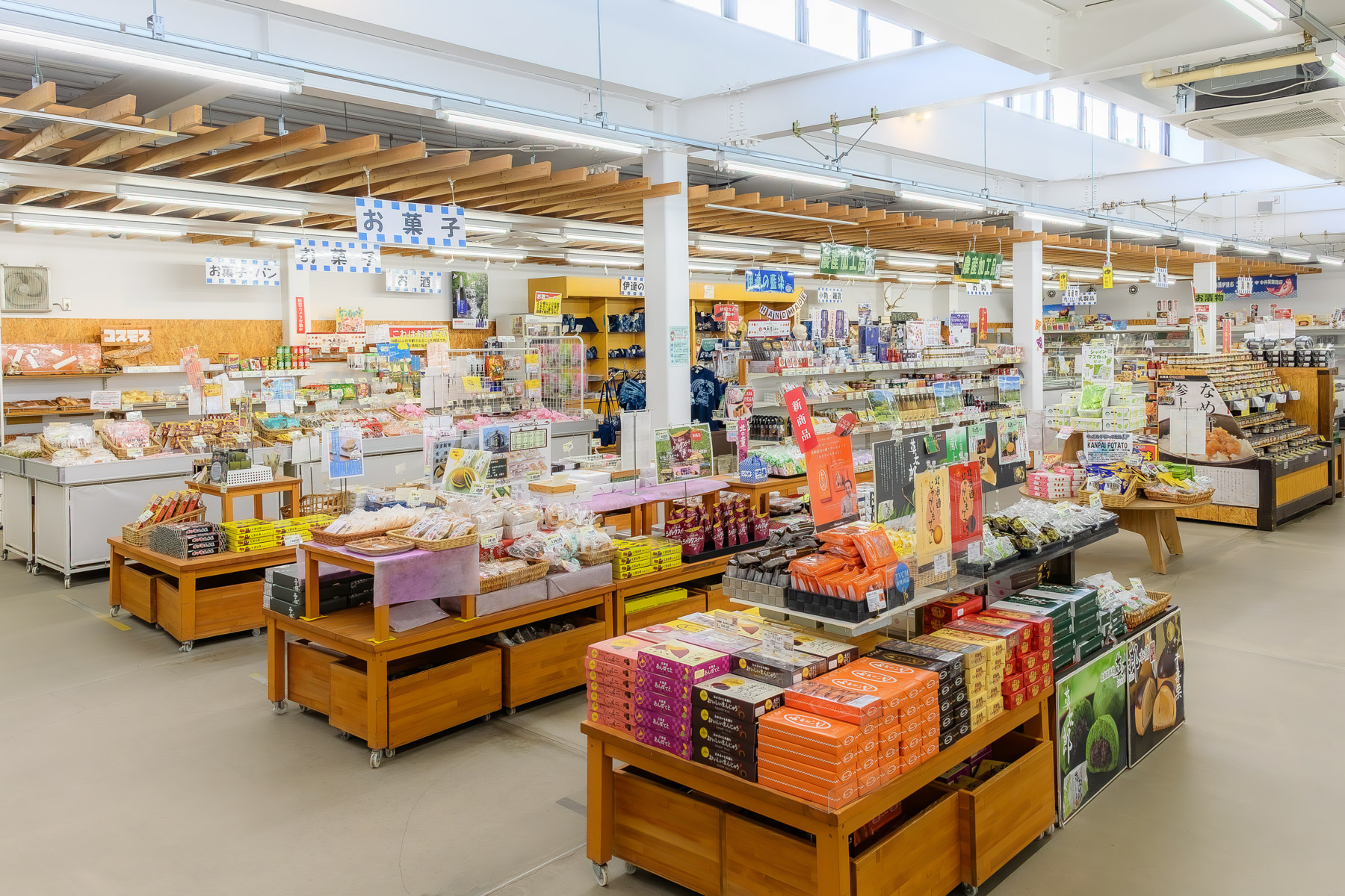 道の駅「だて歴史の杜」伊達市観光物産館　お土産売り場
