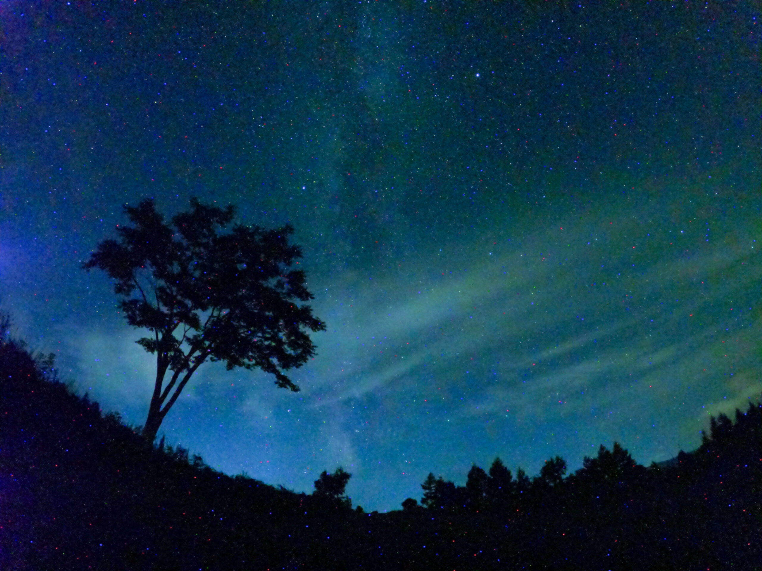天空の道の星空