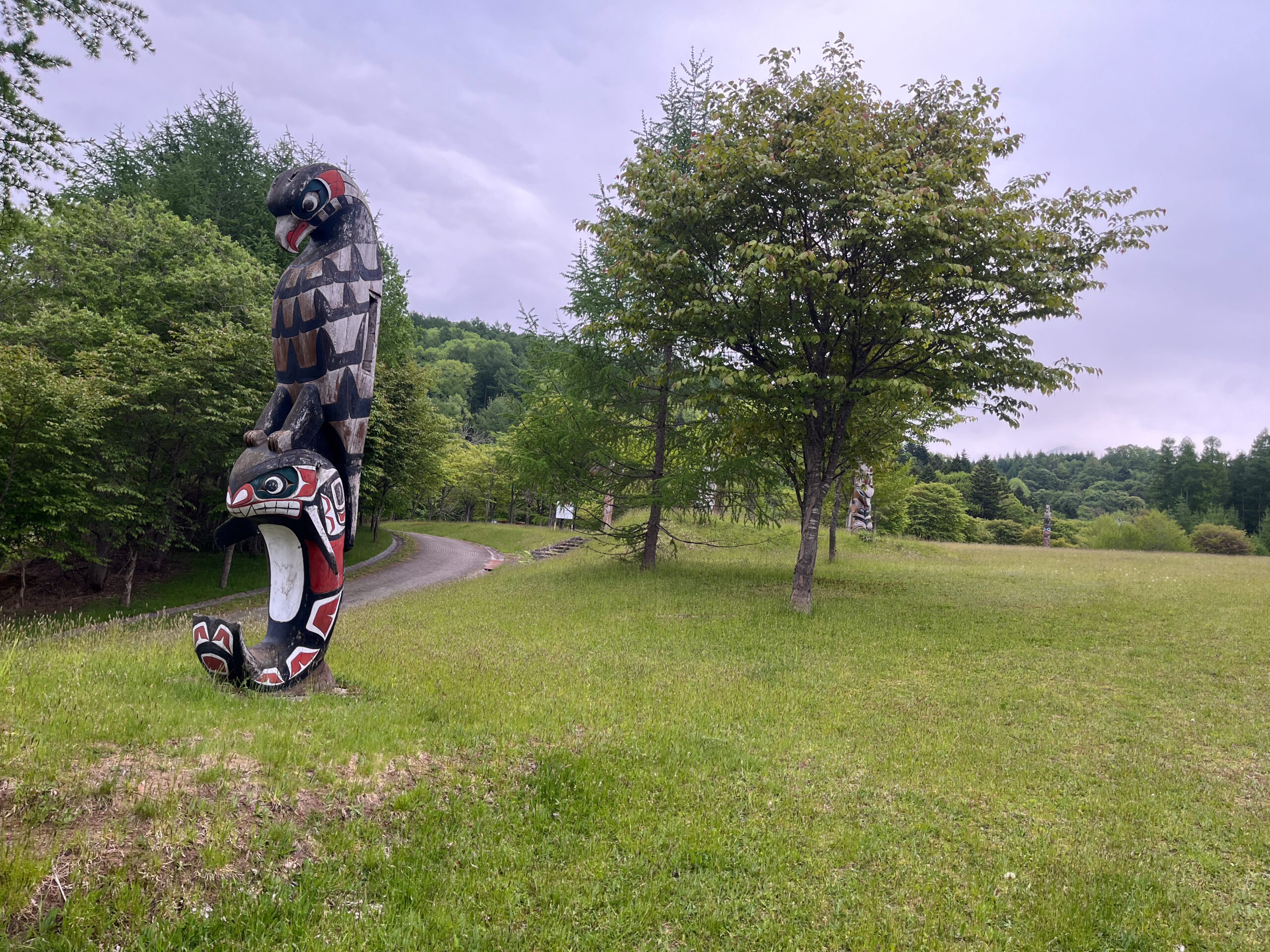 三階滝公園・トーテムポールの丘