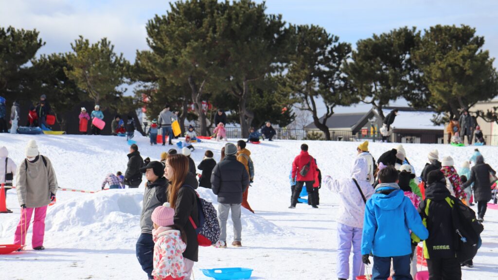伊達雪まつり雪の広場